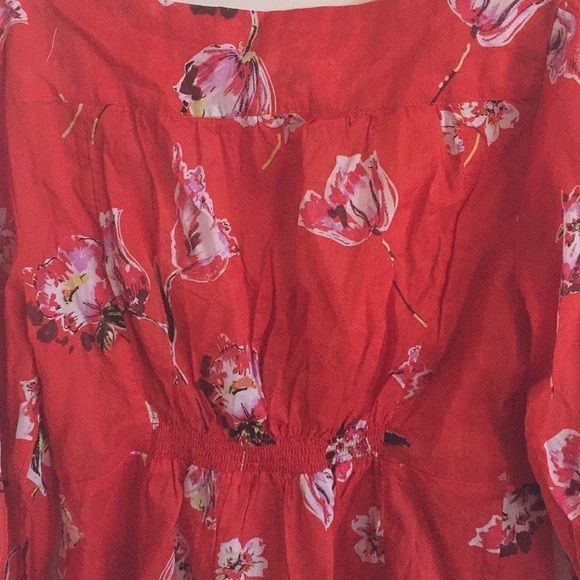 Free People Red Cherish The Light  Size Small Top - Picture 13 of 15